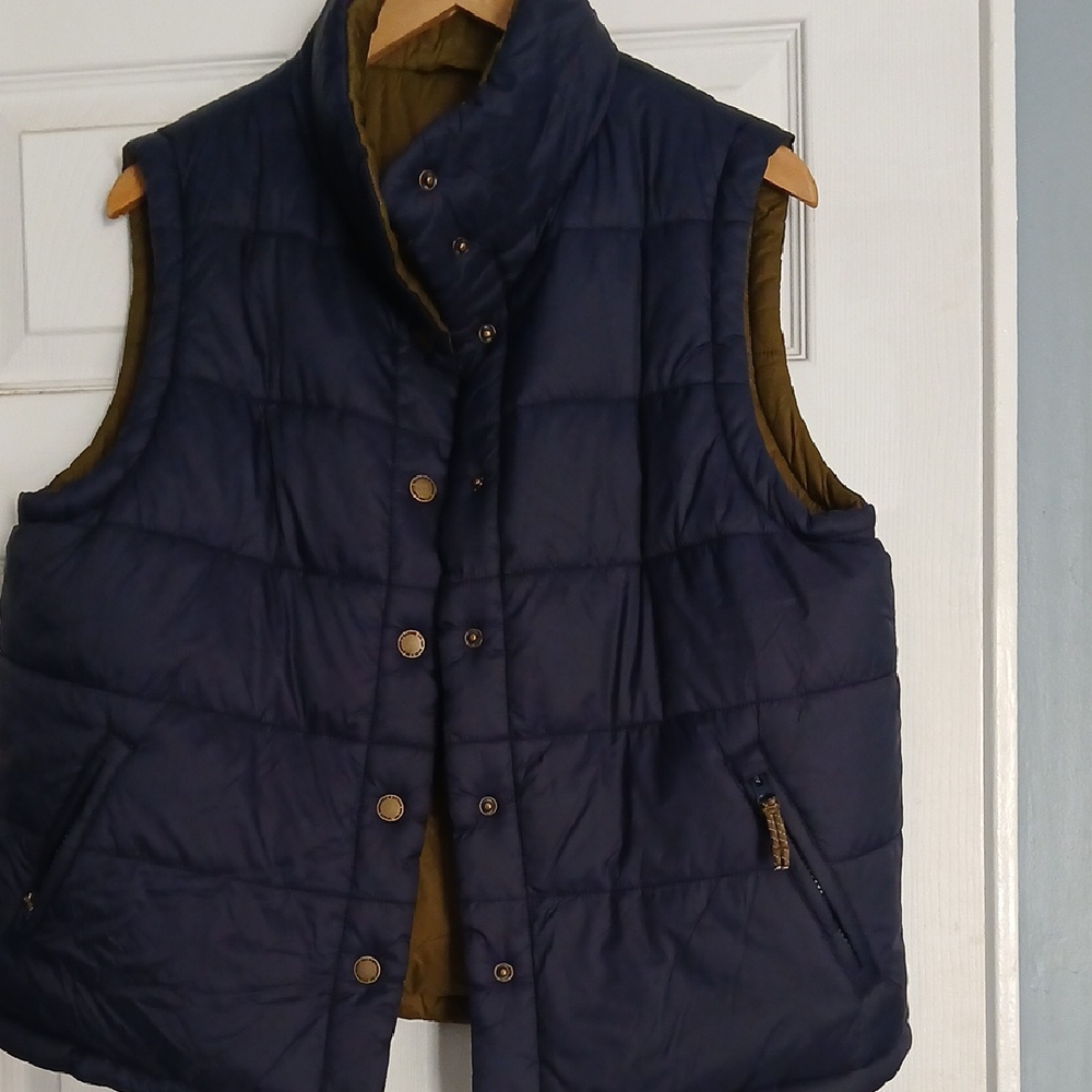 🎁NWOT Boden Navy Blue Quilted Women's Vest